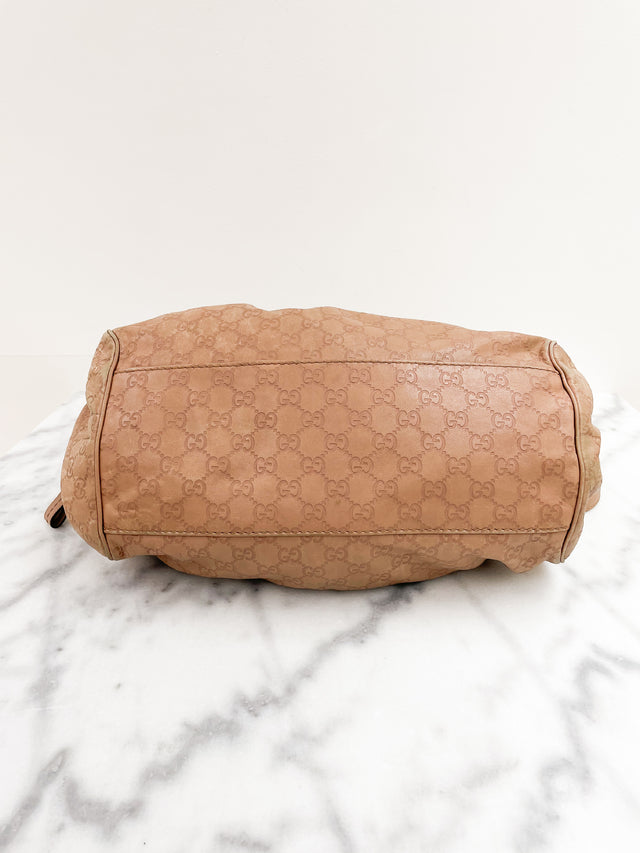 Bolsa Gucci Sukey Signature Old Rose Monograma