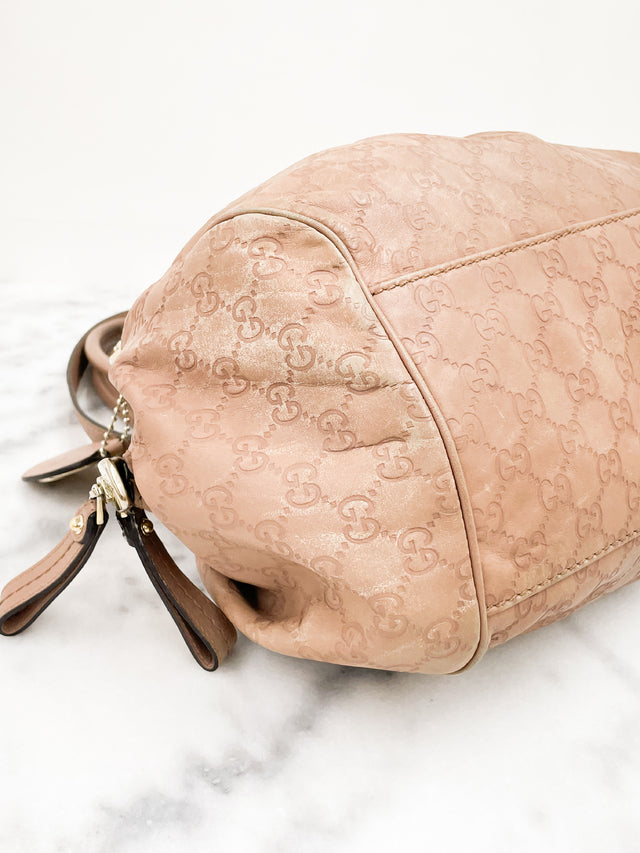 Bolsa Gucci Sukey Signature Old Rose Monograma