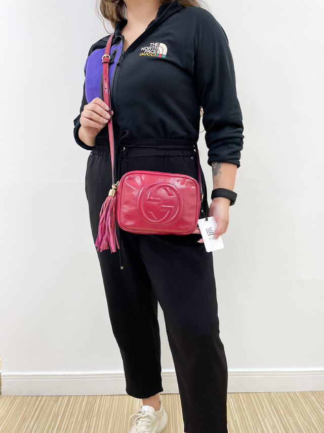 Bolsa Gucci Soho Disco Rosa