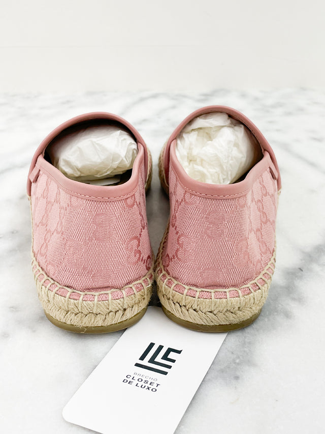 Espadrille Gucci Rosa 37/38BR