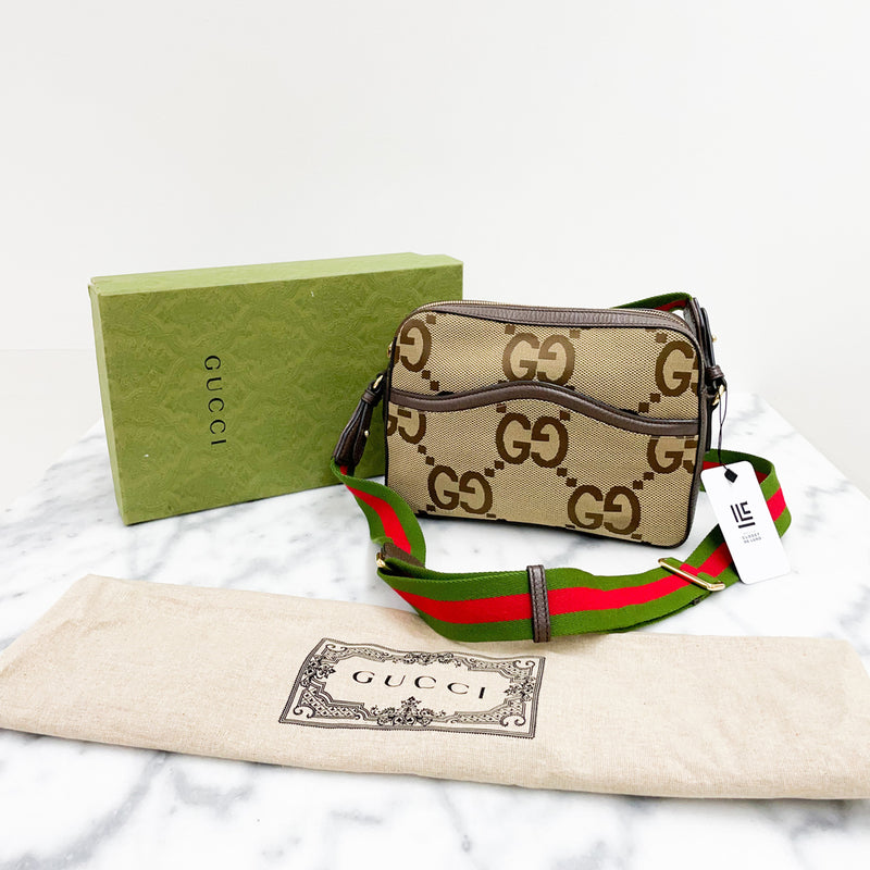 Bolsa Gucci GG Jumbo Web Monograma