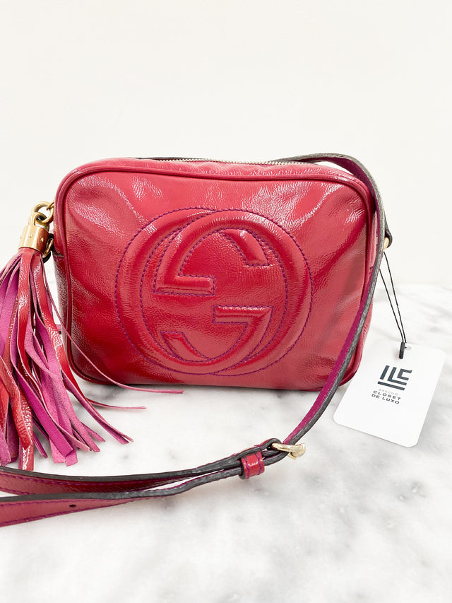 Bolsa Gucci Soho Disco Rosa