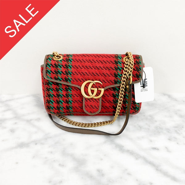 Bolsa Gucci GG Marmont Xadrez