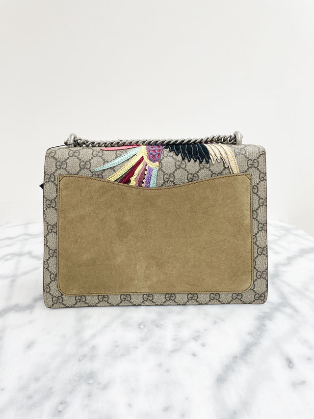 Bolsa Gucci Dionysus Embroidered Monograma NOVA