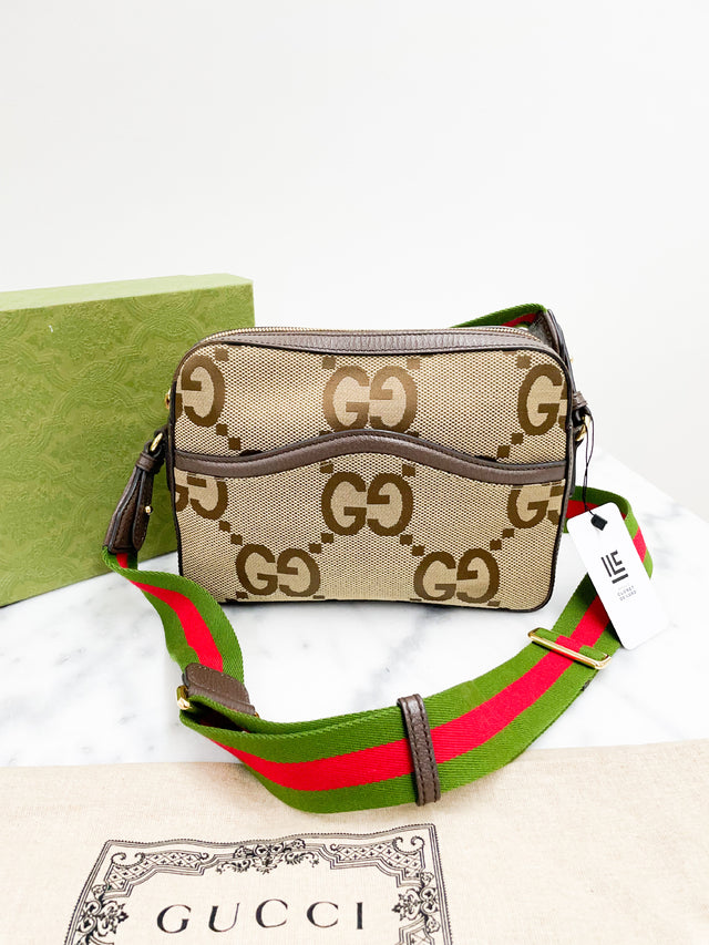 Bolsa Gucci GG Jumbo Web Monograma