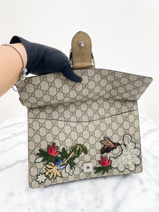 Bolsa Gucci Dionysus Embroidered Monograma NOVA