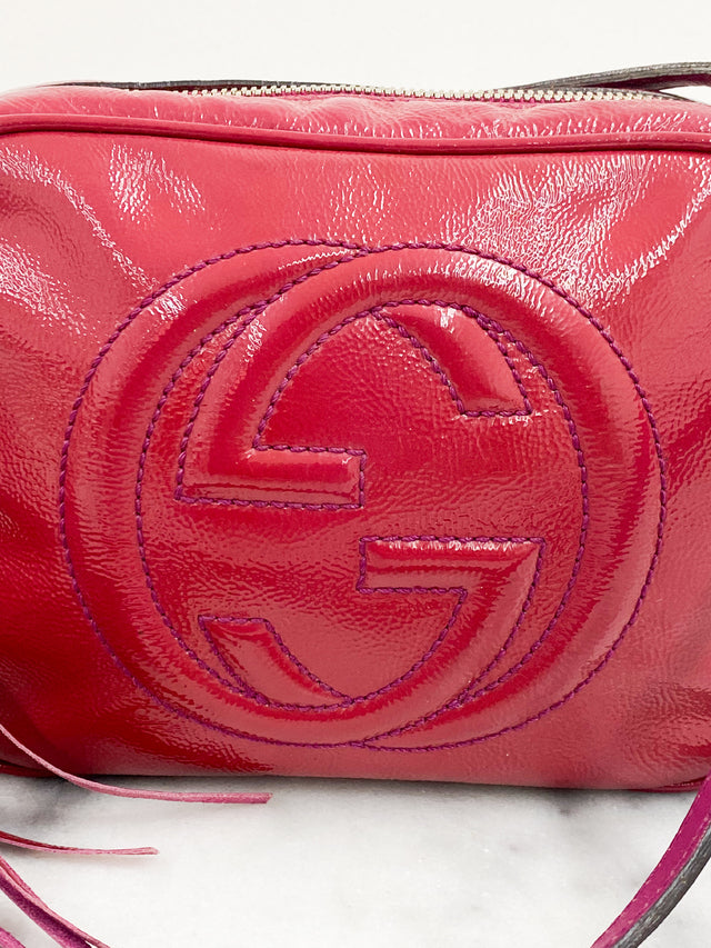 Bolsa Gucci Soho Disco Rosa