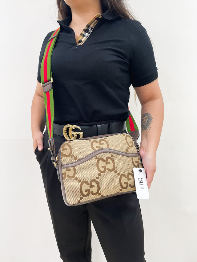 Bolsa Gucci GG Jumbo Web Monograma