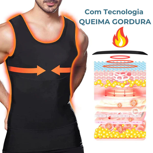 Regata de Compressão SlimFit - Derreta Gordura com Estilo e Conforto