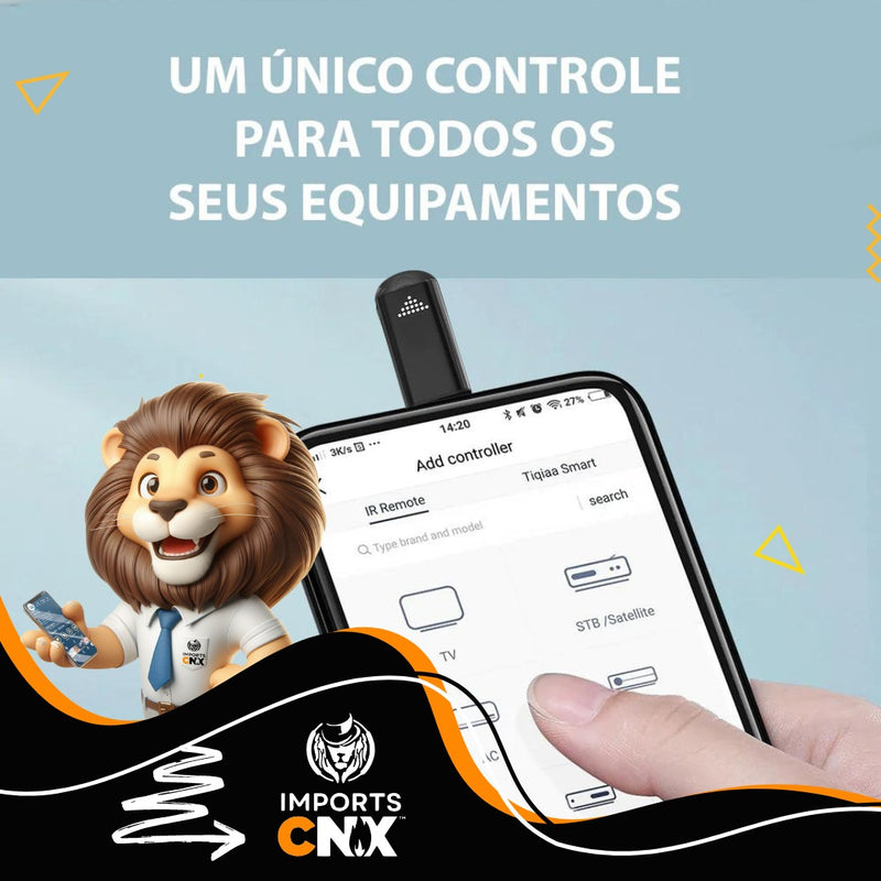 "Controle Remoto Universal: Domine Seu Mundo Digital! [BRINDE EXCLUSIVO]"