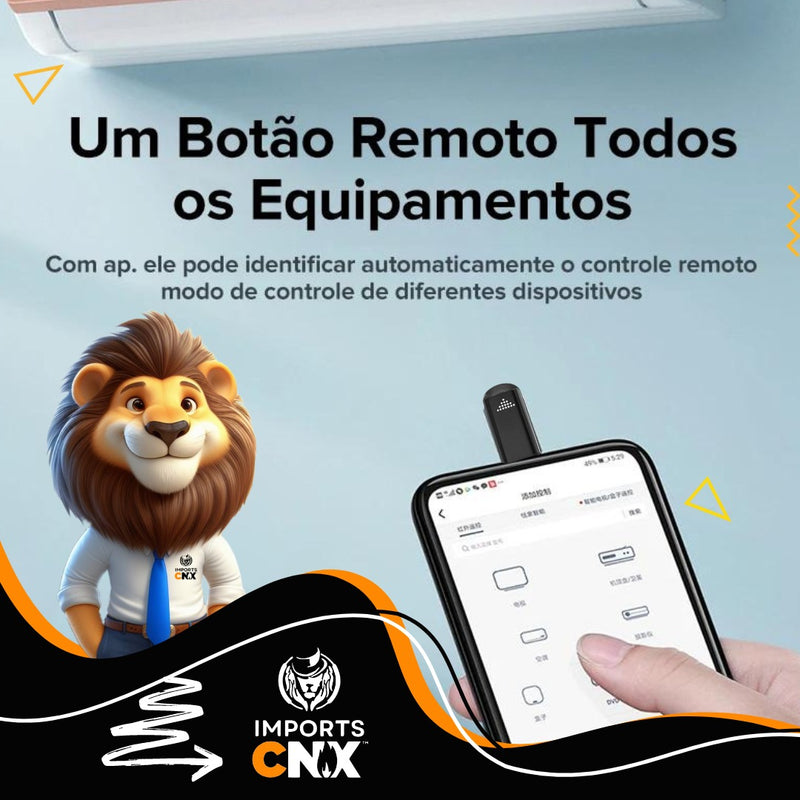 "Controle Remoto Universal: Domine Seu Mundo Digital! [BRINDE EXCLUSIVO]"