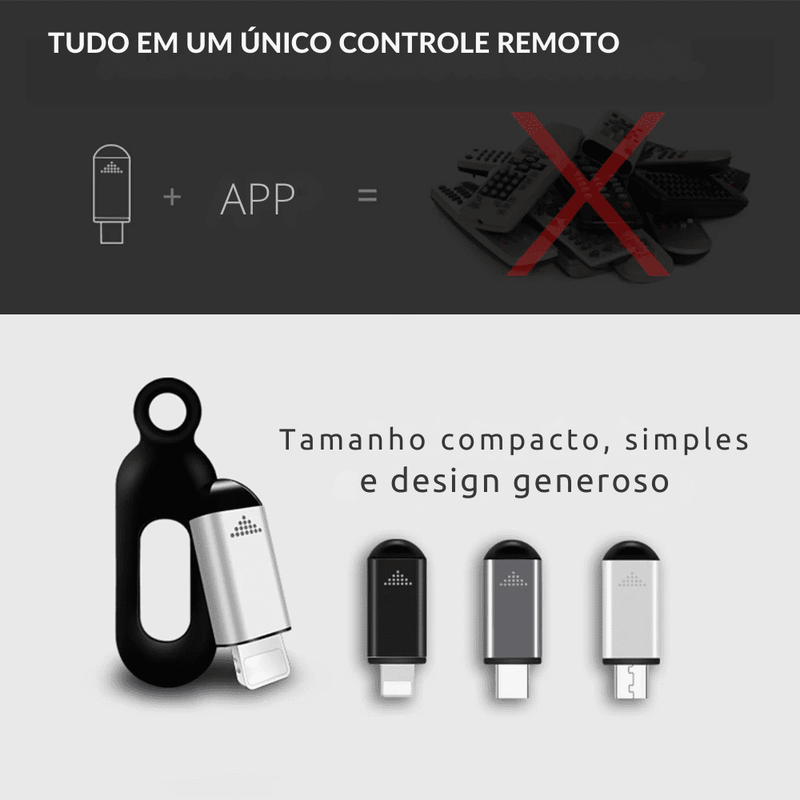 "Controle Remoto Universal: Domine Seu Mundo Digital! [BRINDE EXCLUSIVO]"