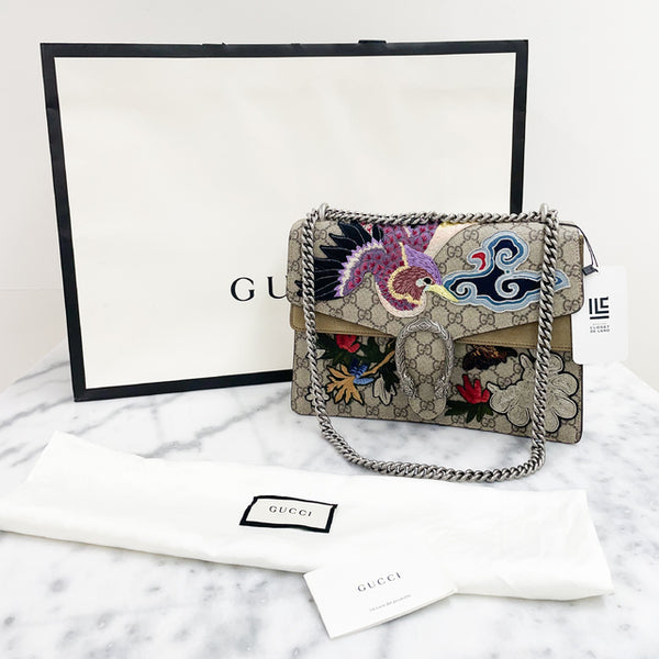 Bolsa Gucci Dionysus Embroidered Monograma NOVA