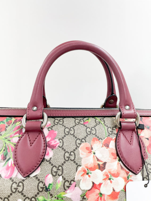 Bolsa Gucci Boston Blooms Monograma