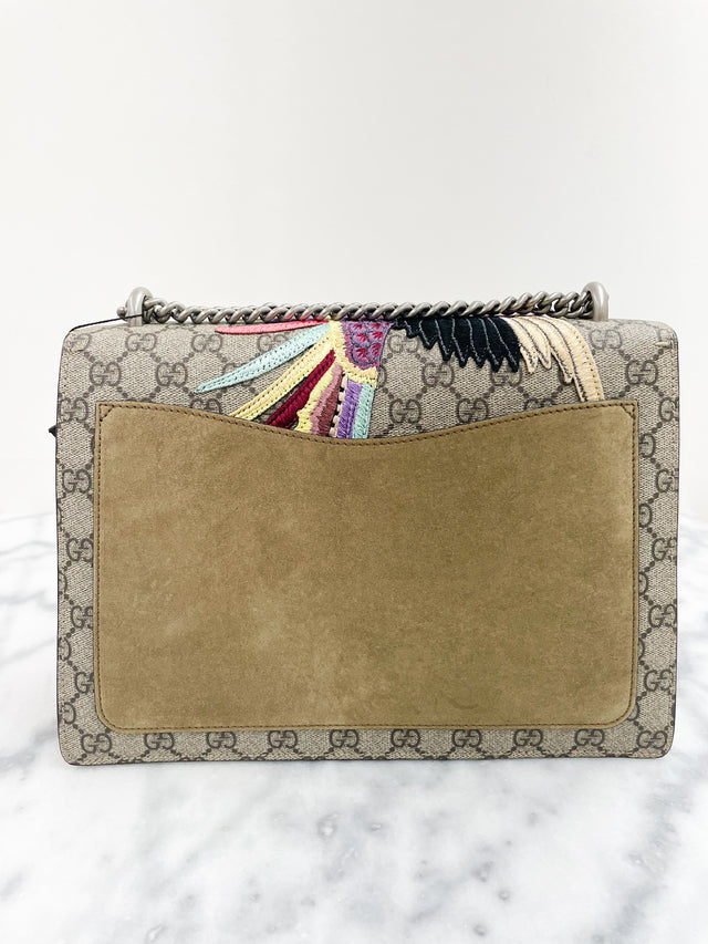 Bolsa Gucci Dionysus Embroidered Monograma NOVA