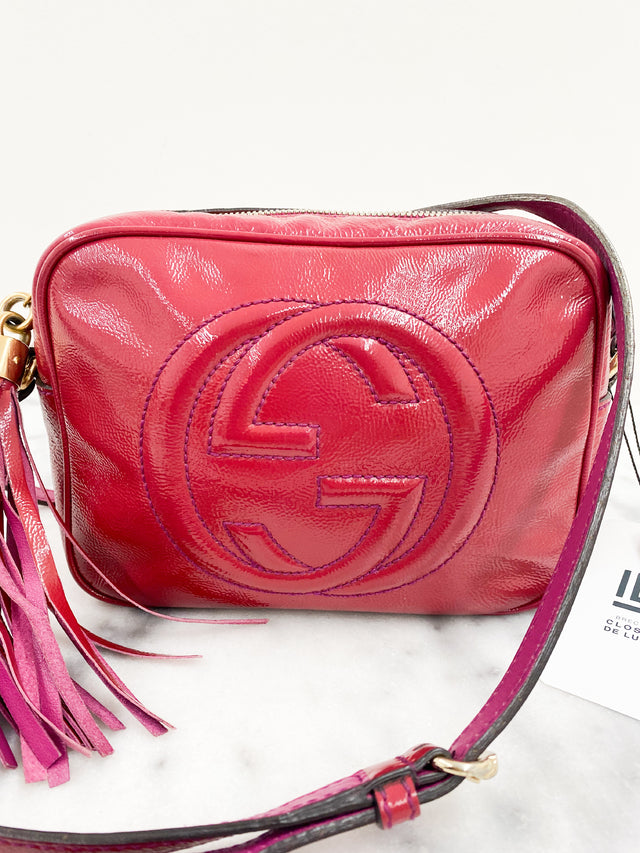 Bolsa Gucci Soho Disco Rosa