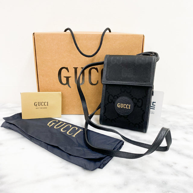 Bolsa Gucci Off The Grid Preta Monograma