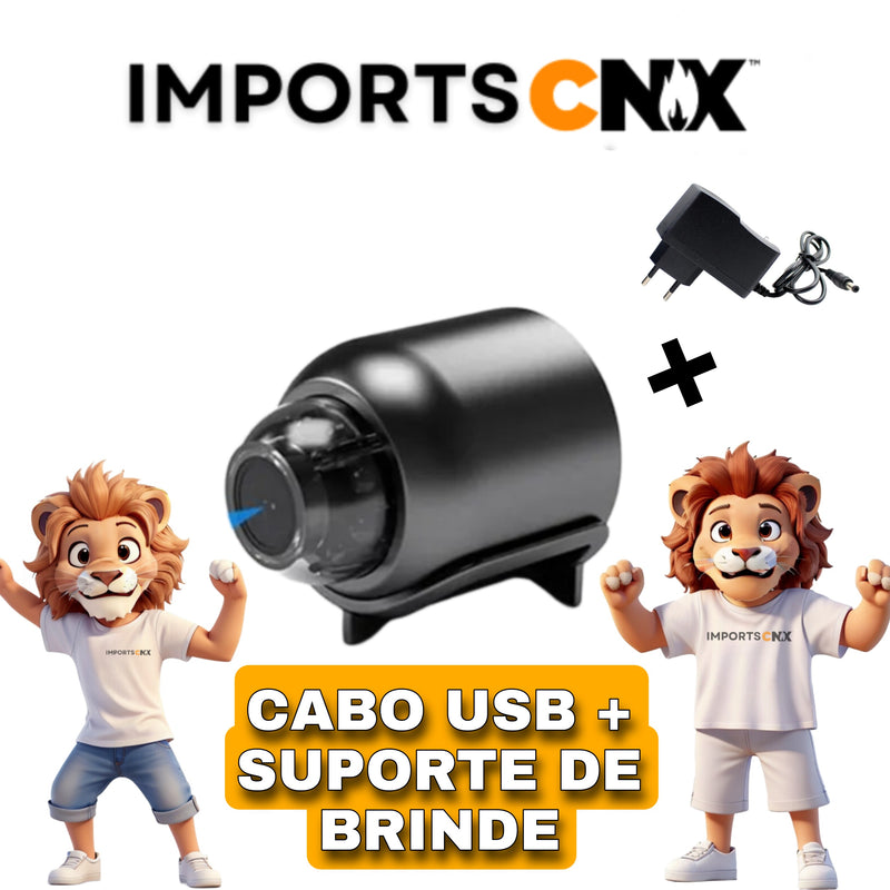 Mini Câmera Espiã Profissional 4K + Brinde , oferta limitada!