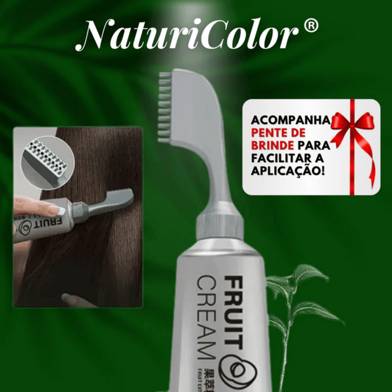 Tinta de Cabelo Vegetal NaturiColor + Escovinha Brinde