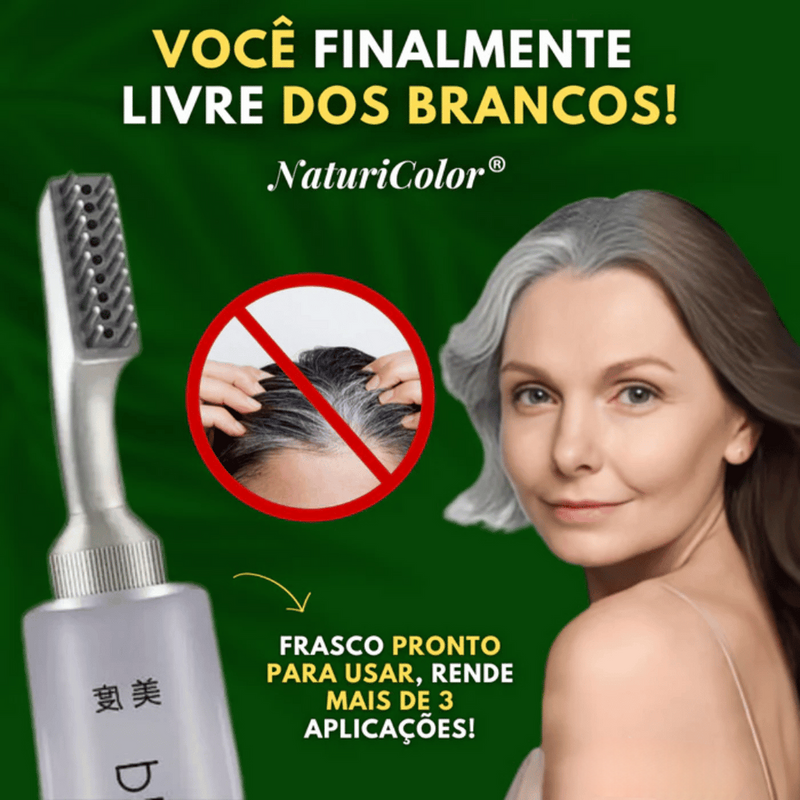 Tinta de Cabelo Vegetal NaturiColor + Escovinha Brinde