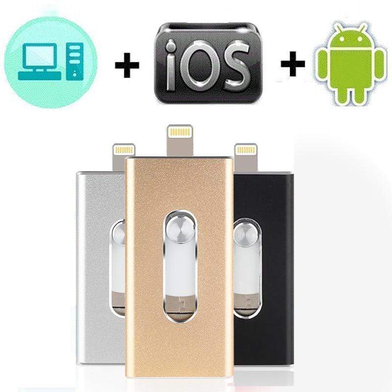 Pen Drive de Celular 4 em 1 - Multi Operacional